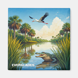 Everglades Nationalpark Florida Alligator Hertha Magnet