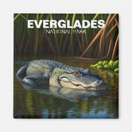 Everglades Nationalpark Florida Alligator Magnet