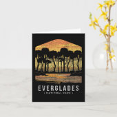 Everglades Nationalpark Florida Fl Citrus Staat V Karte (Gelbe Blume)