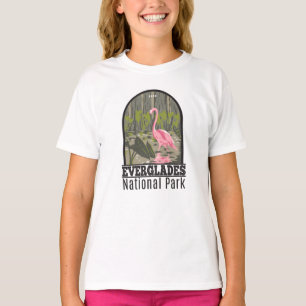 Everglades Nationalpark Florida Flamingo Vintage T-Shirt
