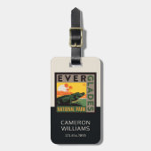 Everglades-Nationalpark | Florida Gepäckanhänger (Vorderseite vertikal)