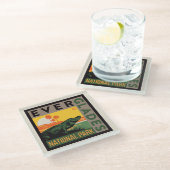 Everglades-Nationalpark | Florida Glasuntersetzer (Schrägansicht)