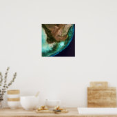 Everglades Nationalpark Florida Keys Satellite Poster (Küche)