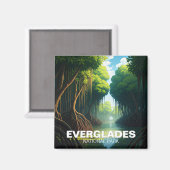 Everglades Nationalpark Florida Magnet (Vorderseite/Rückseite)