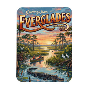 Everglades Nationalpark Florida Magnet