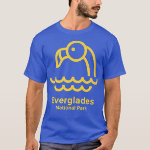 Everglades Nationalpark Florida Minimalistisch Ret T-Shirt
