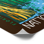 Everglades Nationalpark Florida Poster (Ecke)