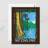 Everglades Nationalpark Florida Postkarte (Vorne/Hinten)