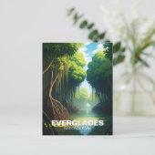 Everglades Nationalpark Florida Postkarte (Stehend Vorderseite)