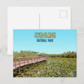 Everglades Nationalpark Florida Postkarte (Vorne/Hinten)