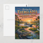 Everglades-Nationalpark Florida Postkarte (Vorne/Hinten)
