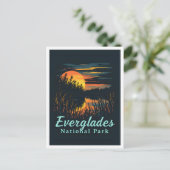 Everglades Nationalpark Florida Postkarte (Stehend Vorderseite)
