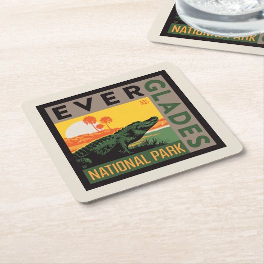 Everglades-Nationalpark | Florida Rechteckiger Pappuntersetzer (angewinkelt)