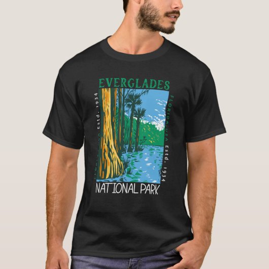 Everglades Nationalpark Florida T-Shirt (Vorderseite)