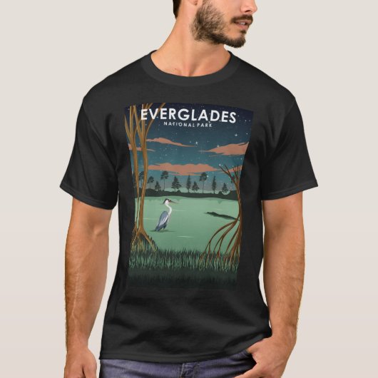 Everglades Nationalpark Florida T-Shirt (Vorderseite)