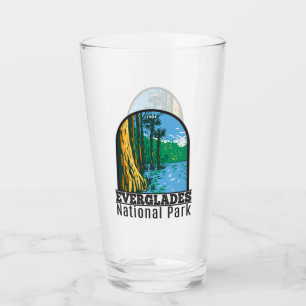 Everglades Nationalpark Florida Vintag Glas