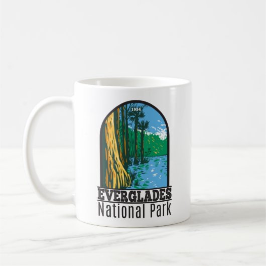 Everglades Nationalpark Florida Vintag Kaffeetasse (Links)