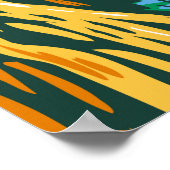 Everglades Nationalpark Florida Vintag Poster (Ecke)