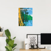 Everglades Nationalpark Florida Vintag Poster (Heimbüro)