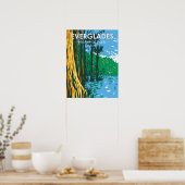 Everglades Nationalpark Florida Vintag Poster (Küche)