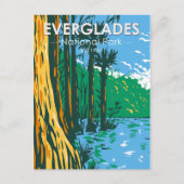 Everglades Nationalpark Florida Vintag Postkarte (Vorderseite)