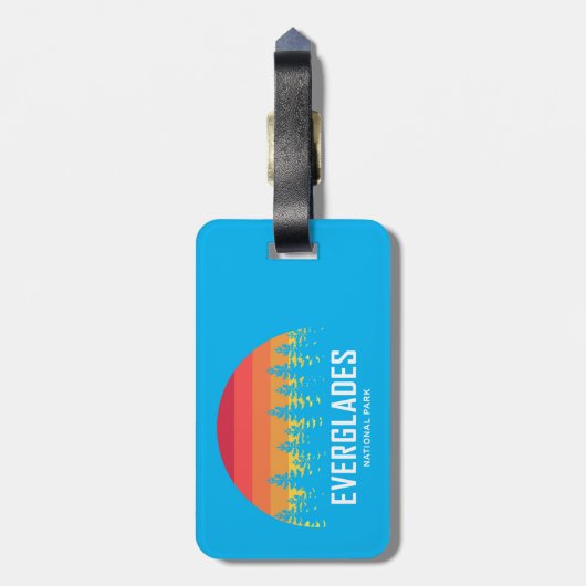 Everglades-Nationalpark Gepäckanhänger (Rückseite vertikal)