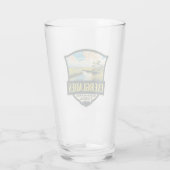 Everglades Nationalpark Illustration Glas (Rückseite)