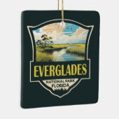 Everglades Nationalpark Illustration Keramikornament (Rechts)