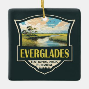 Everglades Nationalpark Illustration Keramikornament