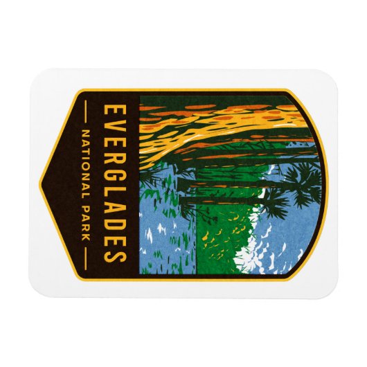 Everglades-Nationalpark Magnet (Horizontal)