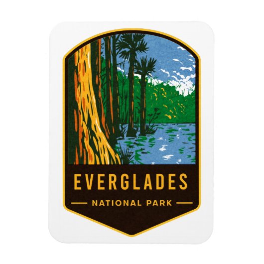 Everglades-Nationalpark Magnet (Vertikal)