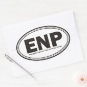 Everglades-Nationalpark Ovaler Aufkleber (Umschlag)