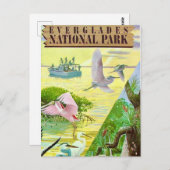 Everglades Nationalpark Postcard Postkarte (Vorne/Hinten)