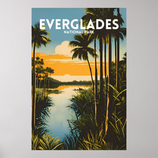 Everglades-Nationalpark Poster (Vorne)
