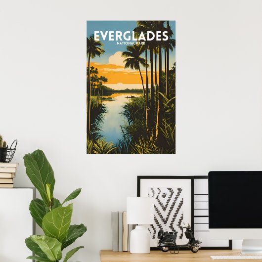 Everglades-Nationalpark Poster (Heimbüro)