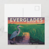 Everglades-Nationalpark Postkarte (Vorne/Hinten)