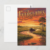 Everglades-Nationalpark Postkarte (Vorne/Hinten)