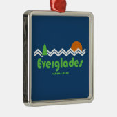 Everglades Nationalpark Retro Ornament Aus Metall (Rechts)