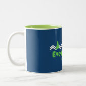Everglades Nationalpark Retro Zweifarbige Tasse (Links)