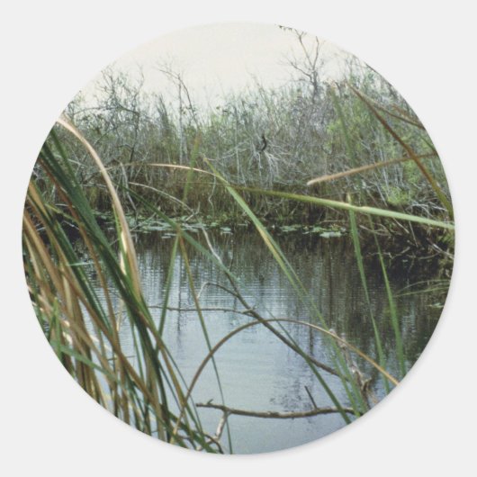 Everglades-Nationalpark Runder Aufkleber (Vorderseite)