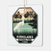 Everglades Nationalpark Sunset Vintag Keramikornament (Links)