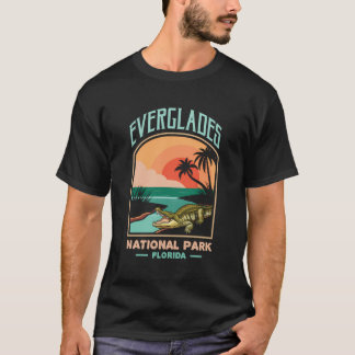 Everglades Nationalpark Us Crocodile Florida Alli T-Shirt