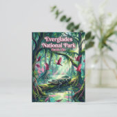 Everglades Nationalpark USA Postkarte (Stehend Vorderseite)