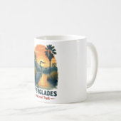 Everglades Nationalpark Vintag Kaffeetasse (VorderseiteRechts)