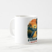 Everglades Nationalpark Vintag Kaffeetasse (Vorderseite Links)