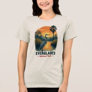 Everglades Nationalpark Vintag Tri-Blend Shirt