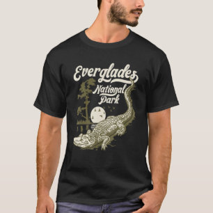 Everglades Nationalpark Vintages Krokodil T-Shirt