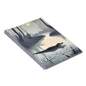 Everglades-Nationalpark | WasserfarbenAlligator Notizblock (Rechte Seite)