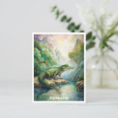 Everglades Nationalpark Watercolor Postkarte (Stehend Vorderseite)