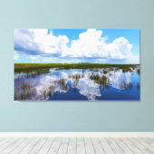 Everglades Naturlandschaft Leinwanddruck (Insitu (Holzboden))